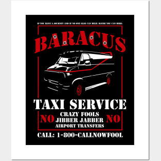B.A. Baracus Taxi Service Posters and Art